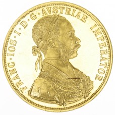 Zlatá mince 4 dukát FJI
