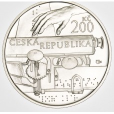 Stříbrná pamětní mince 200 Kč Klar
