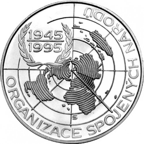 Stříbrná pamětní mince 200 Kč OSN
